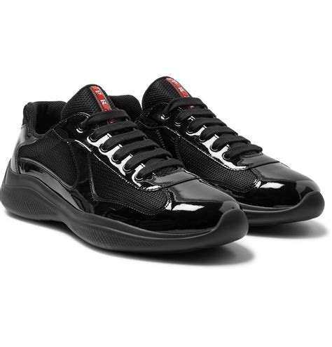 prada america's cup leather sneakers|prada america's cup low top black mesh.